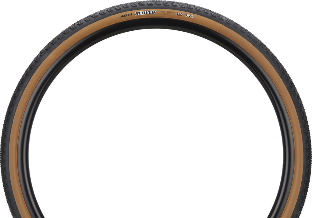 Neumático Maxxis Reaver Kevlar 700x45C EXO/TR/HYPR-X Tanwall
