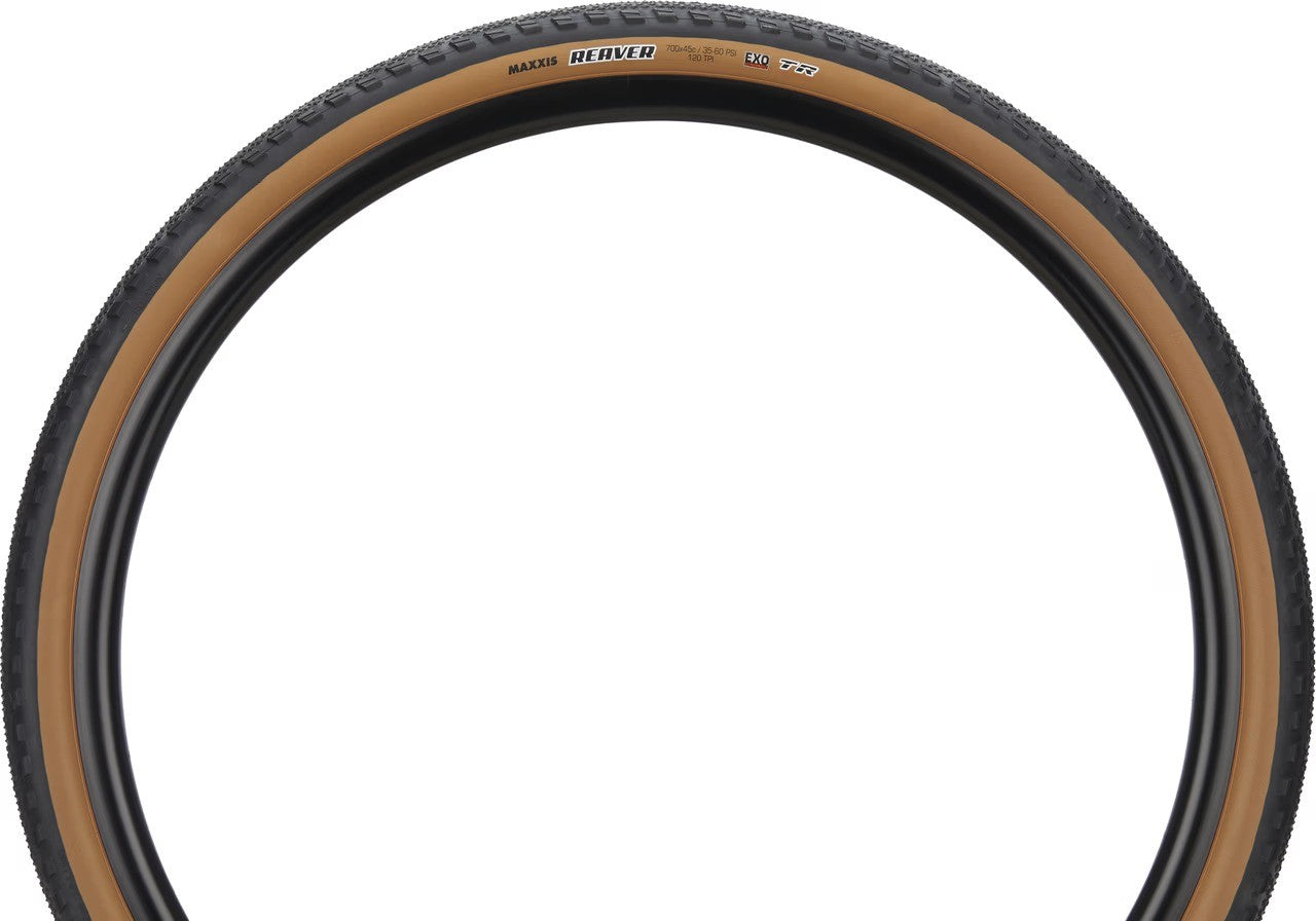 Neumático Maxxis Reaver Kevlar 700x45C EXO/TR/HYPR-X Tanwall