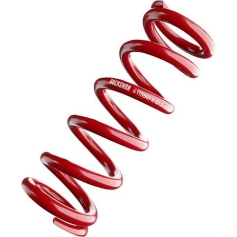 Resorte Rock Shox Metric 151mm 57.5-65mm 450lb, Rojo Eléctrico