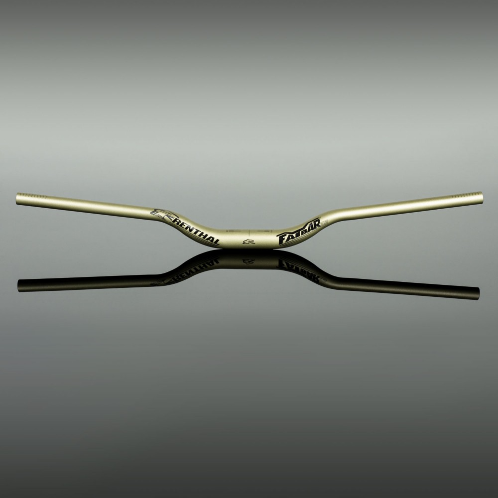 Manubrio Renthal Fatbar 800x35mm, 40mm Rise, Aluminio Dorado
