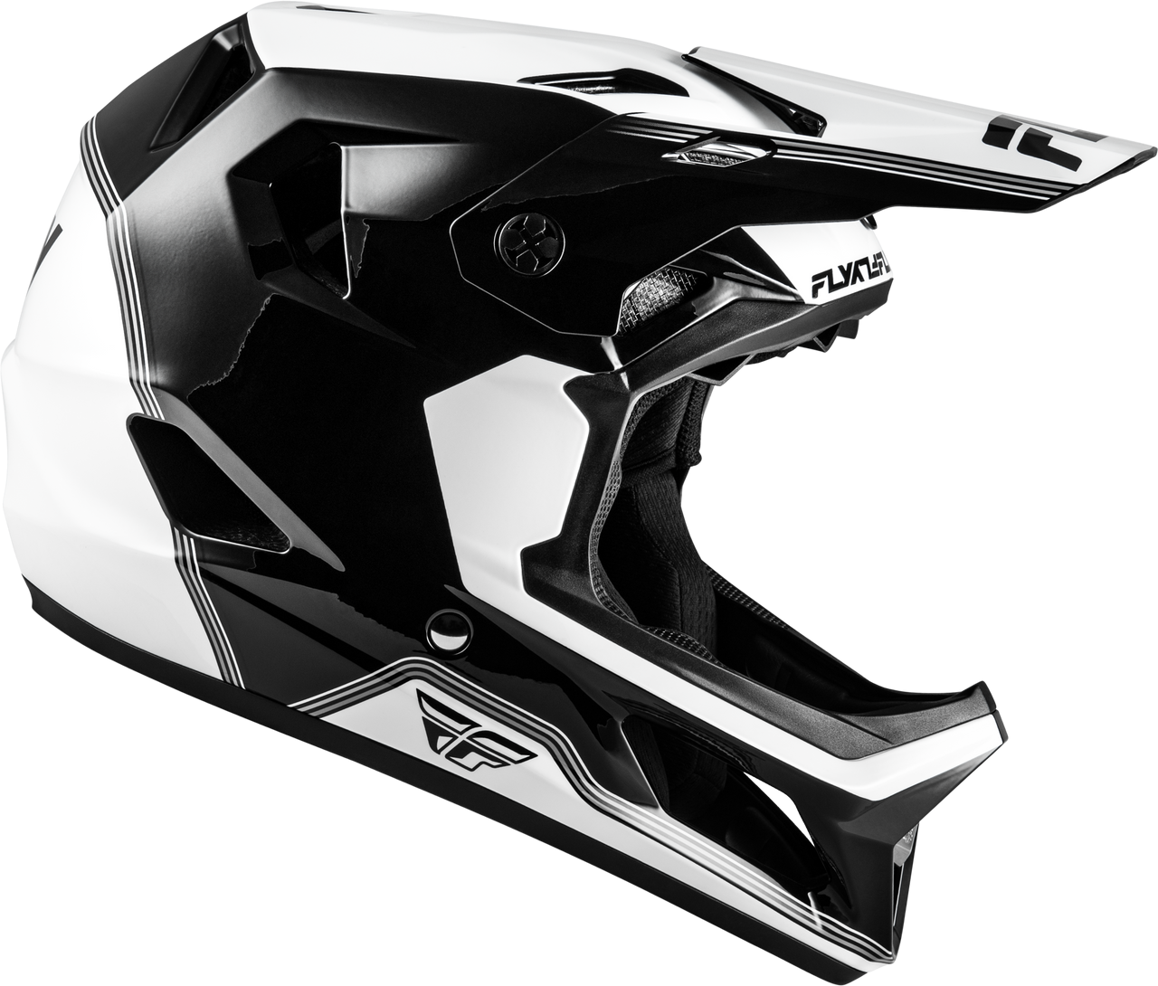 Casco Fly Racing Rayce Repeat 2026, Black/White