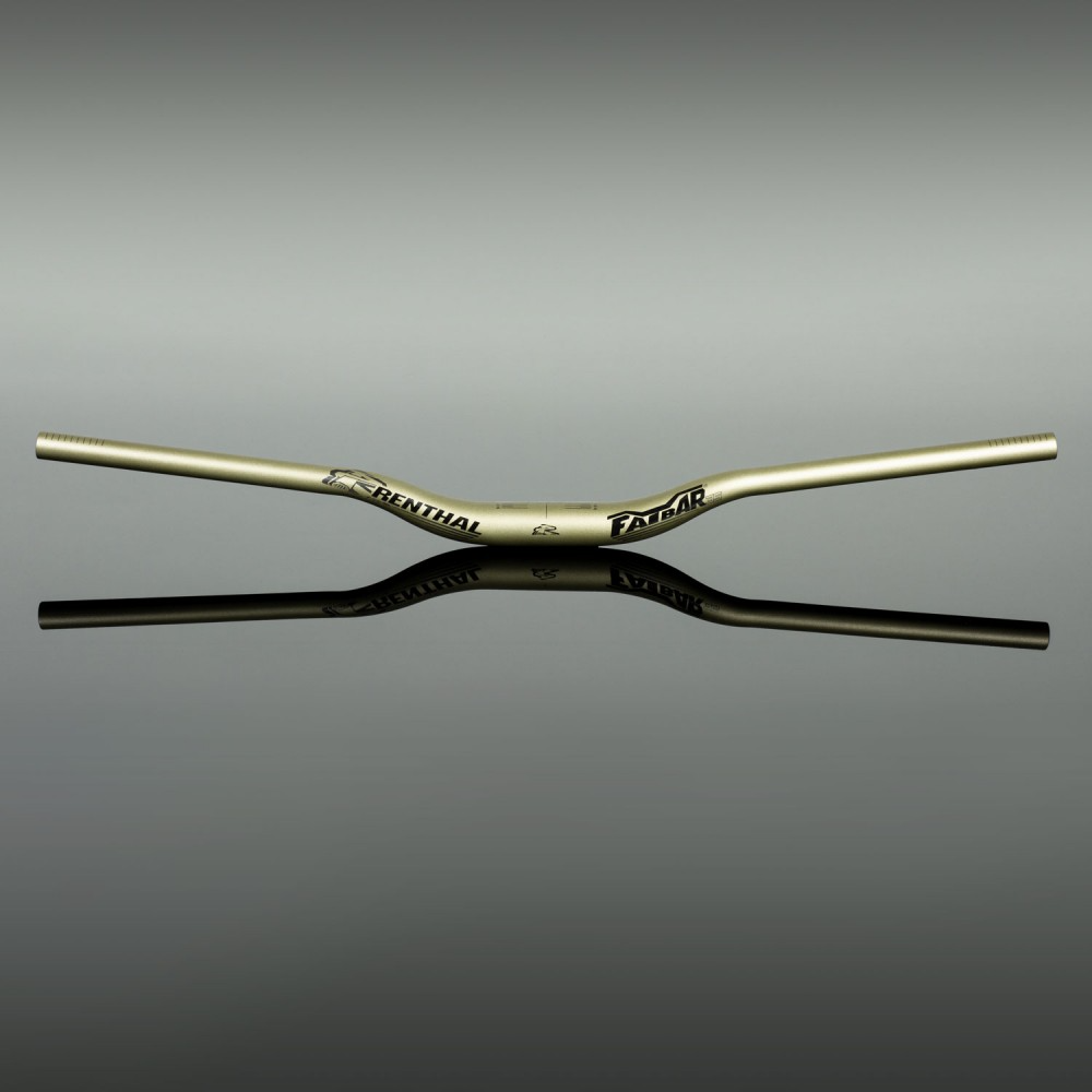 Manubrio Renthal Fatbar 800x35mm, 30mm Rise, Aluminio Dorado