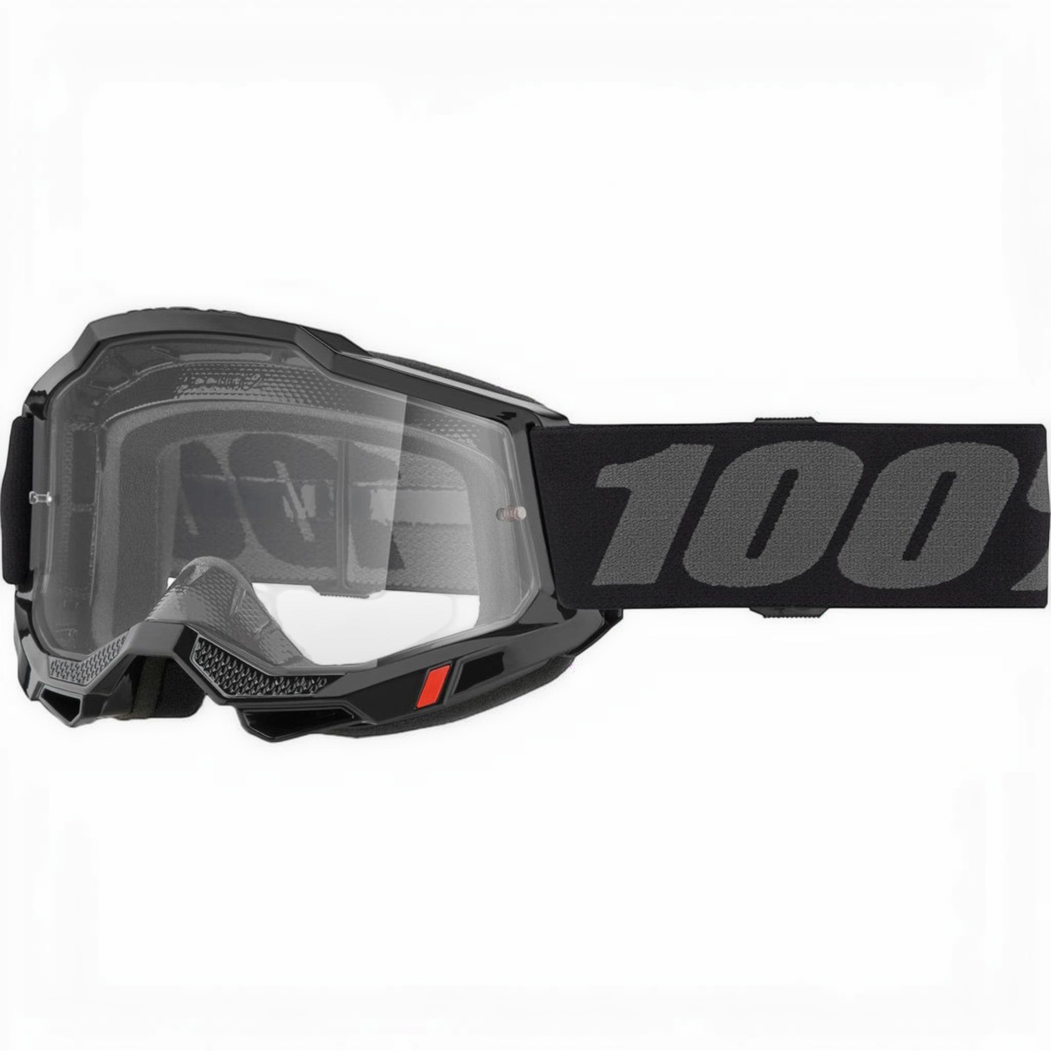 Antiparra 100% ACCURI 2 OTG Black - Mica Transparente