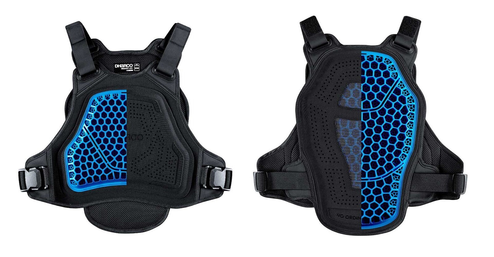 DHaRCO Gravity Vest – Chaleco protector MTB con RHEON™ para pecho y espalda