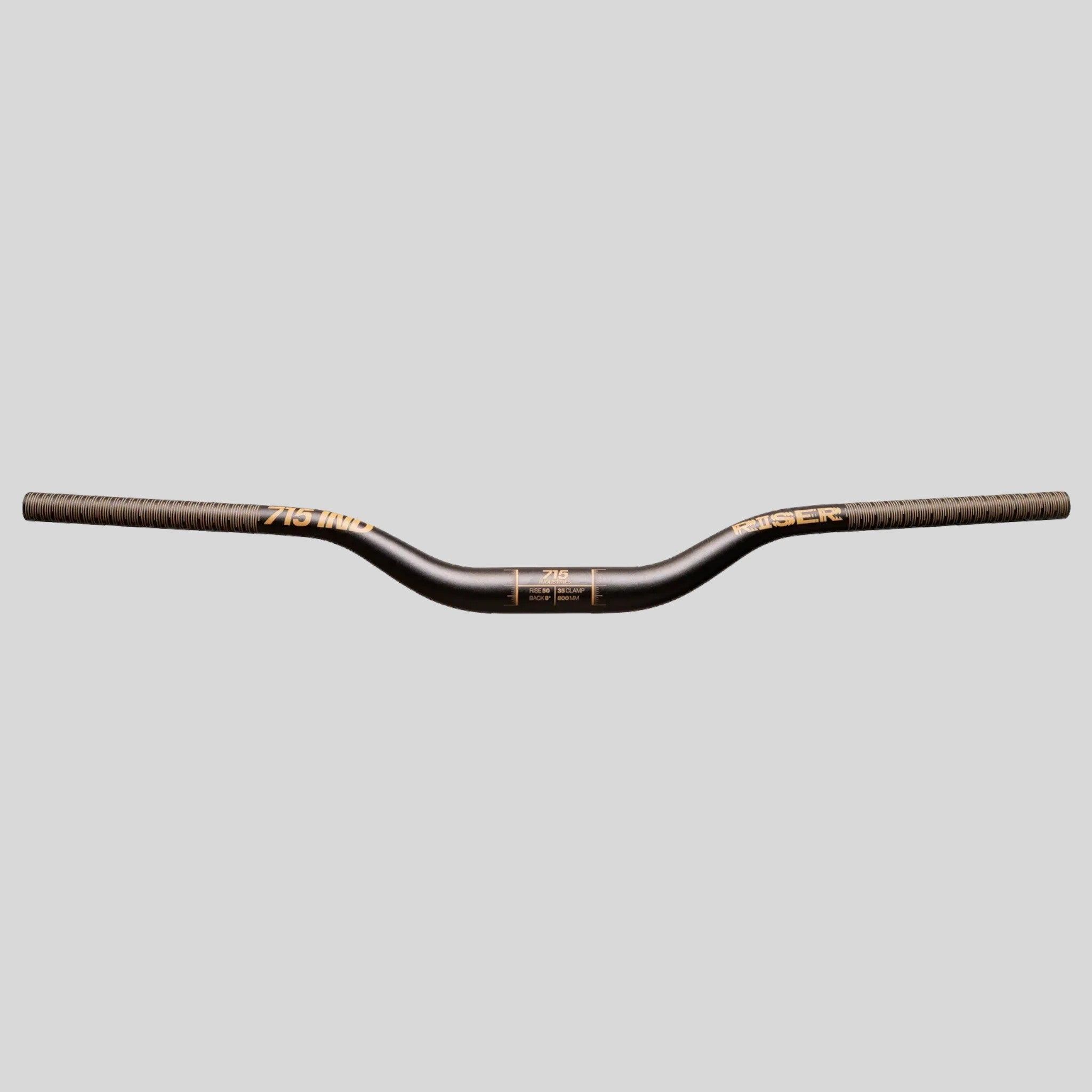 Nuevo! Manubrio 715 IND Riser 35mm Clamp, 40mm Rise, Black/Brown