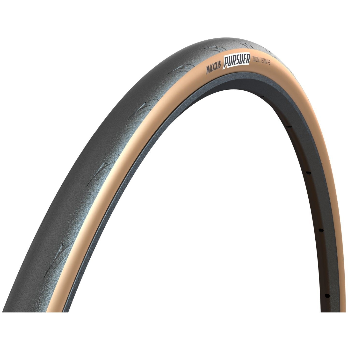 Neumático Maxxis Pursuer 700x28C Kevlar TT 60TPI Tanwall