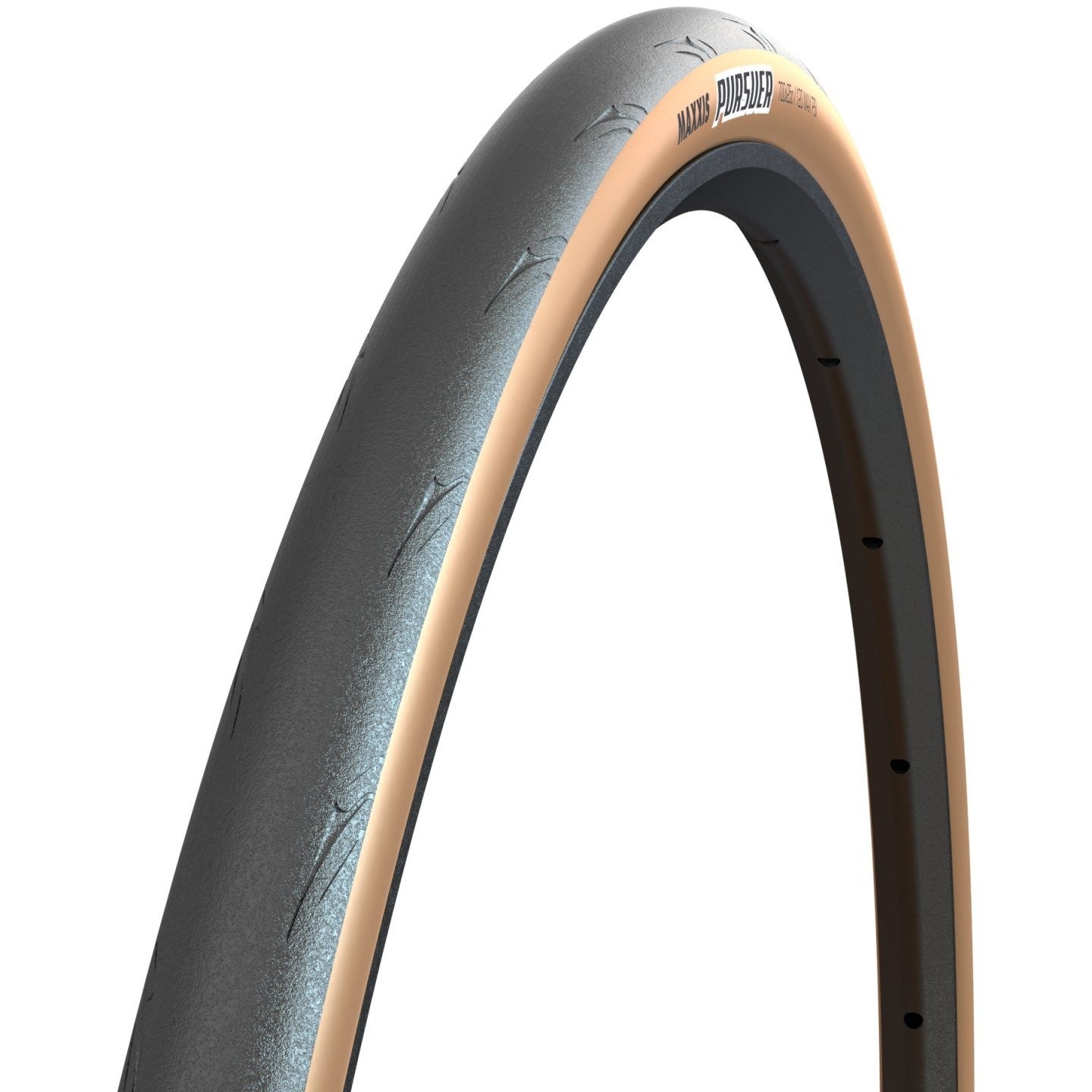 Neumático Maxxis Pursuer 700x28C Kevlar TT 60TPI Tanwall