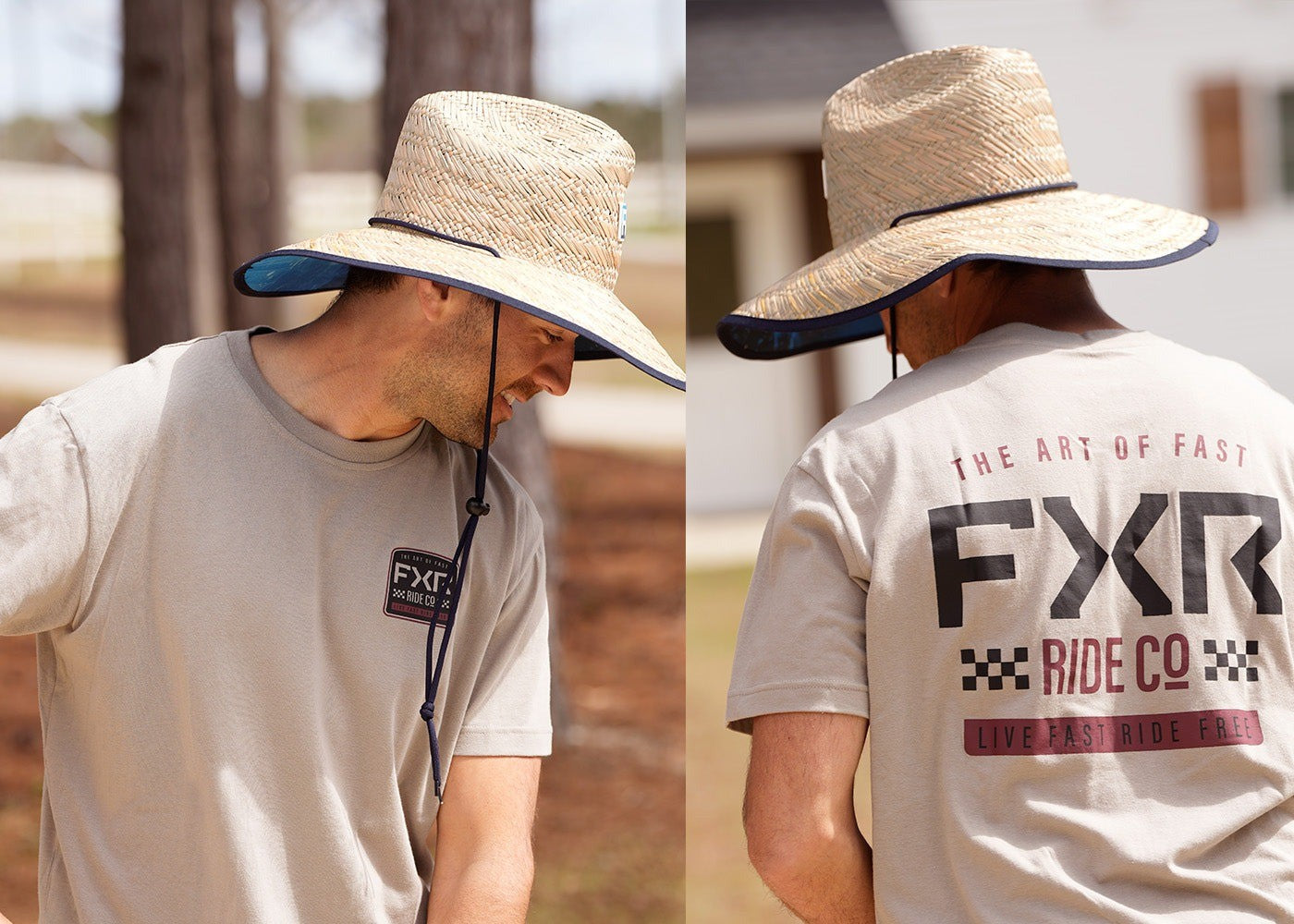 Sombrero de paja FXR Black Swell