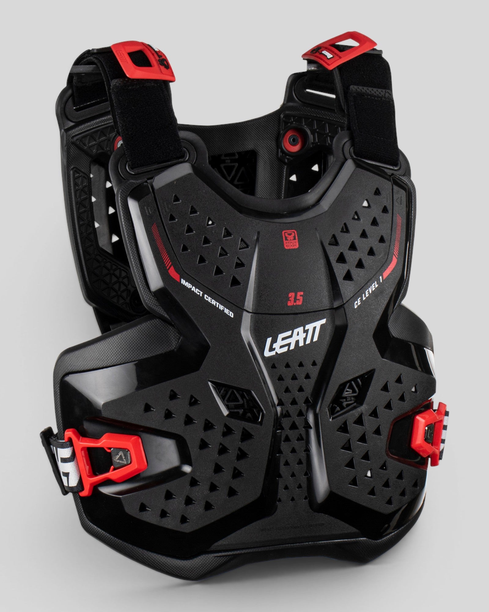 Jofa Bici/Moto Niño Leatt Brace 3.5 Junior L/XL Negro/Rojo, (147 - 159cms)