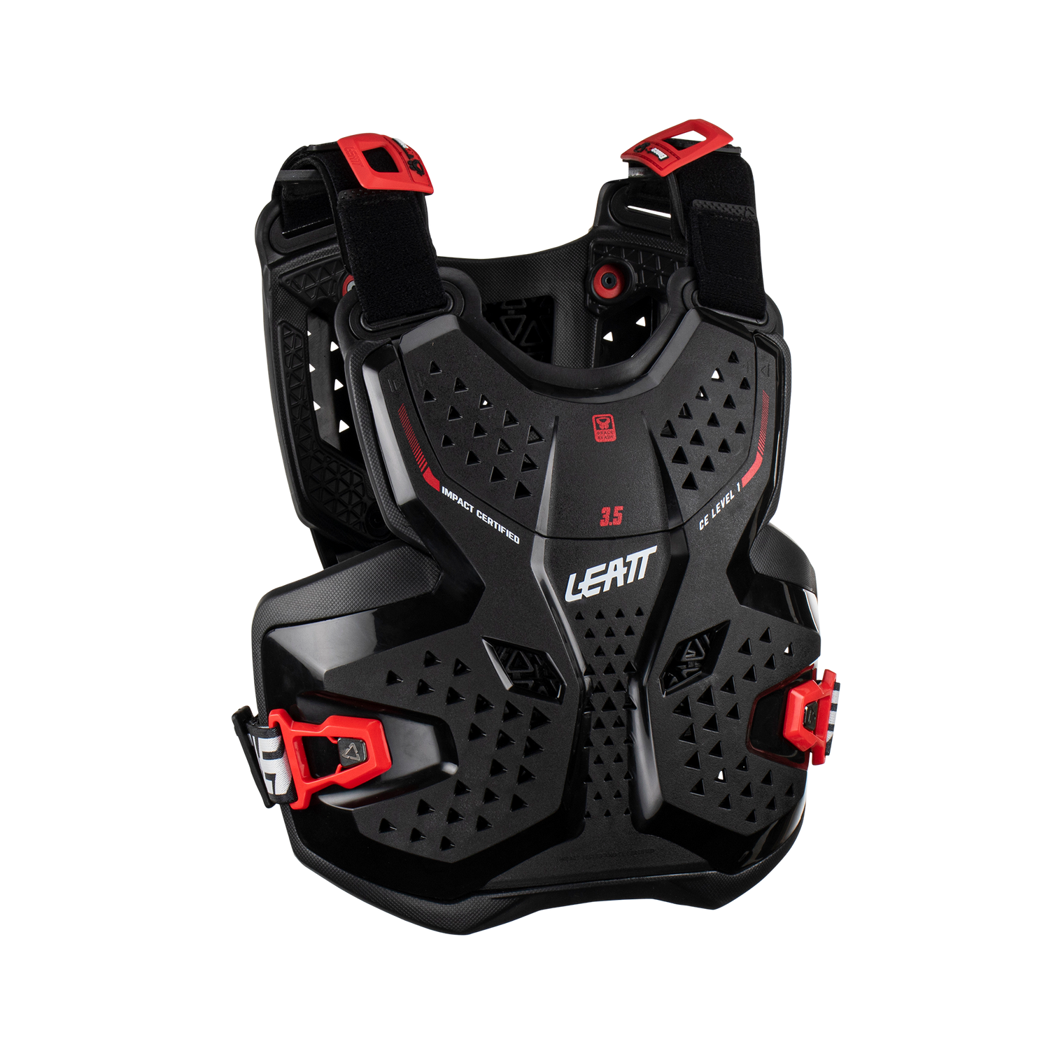 Jofa Bici/Moto Niño Leatt Brace 3.5 Junior L/XL Negro/Rojo, (147 - 159cms)