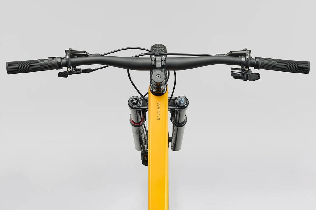 NUEVA: Norco Revolver C2 120, aro 29 2026 | Fast Black Raw Carbon / Golden Larch