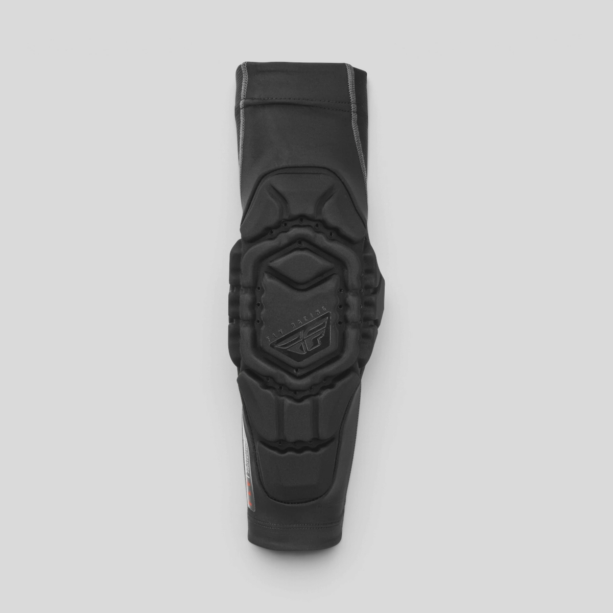Coderas Fly Racing Barricade Lite negras con protector HDM certificado CE Nivel 1 para MTB y BMX