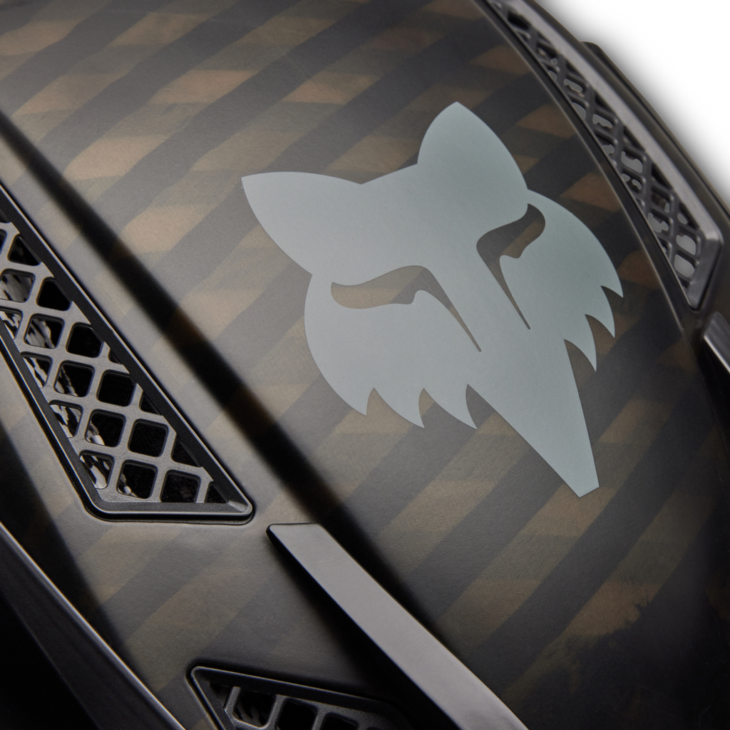 Casco FOX Rampage Pro Carbon MIPS Gris Carbono Mate - vista lateral