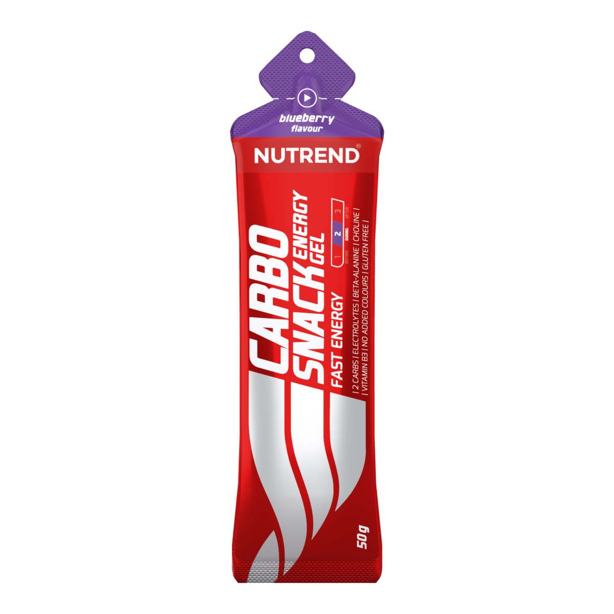 Nutrend Carbo Snack Gel Energético Blueberry Sachet 50g