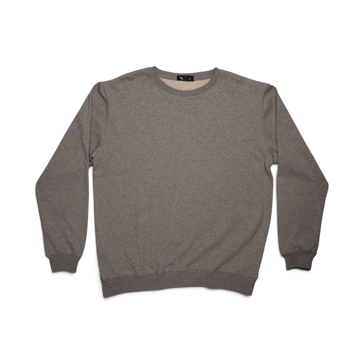 Poleron Crew Neck Title Heather Grey