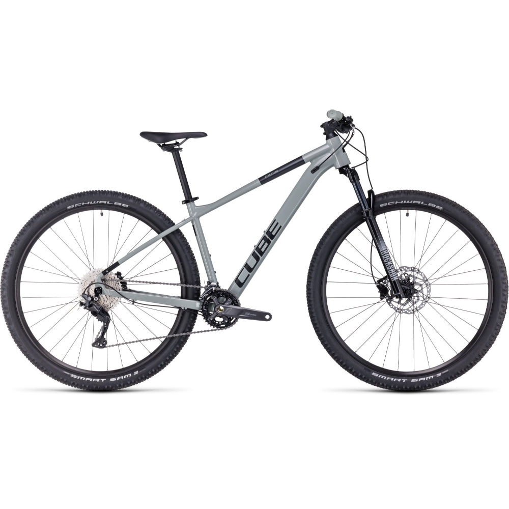 BICICLETA CUBE ATTENTION SWAMPGREY´N´BLACK