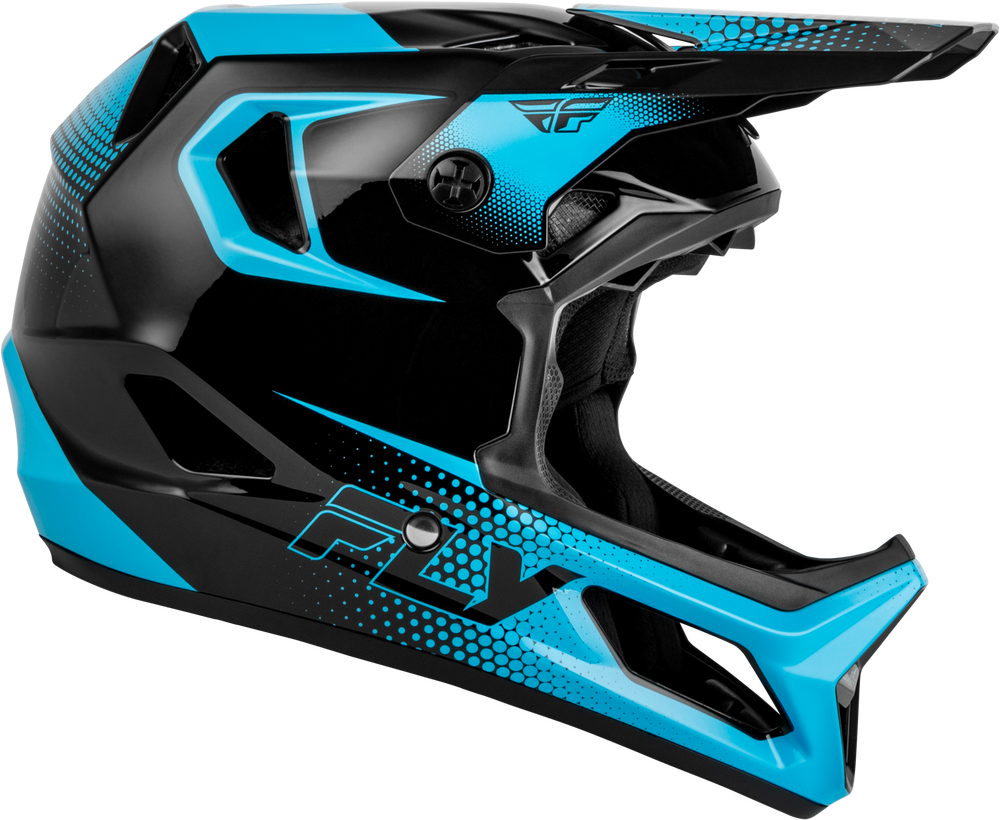 Casco Fly Racing Rayce Sonar | Black/Electric Blue