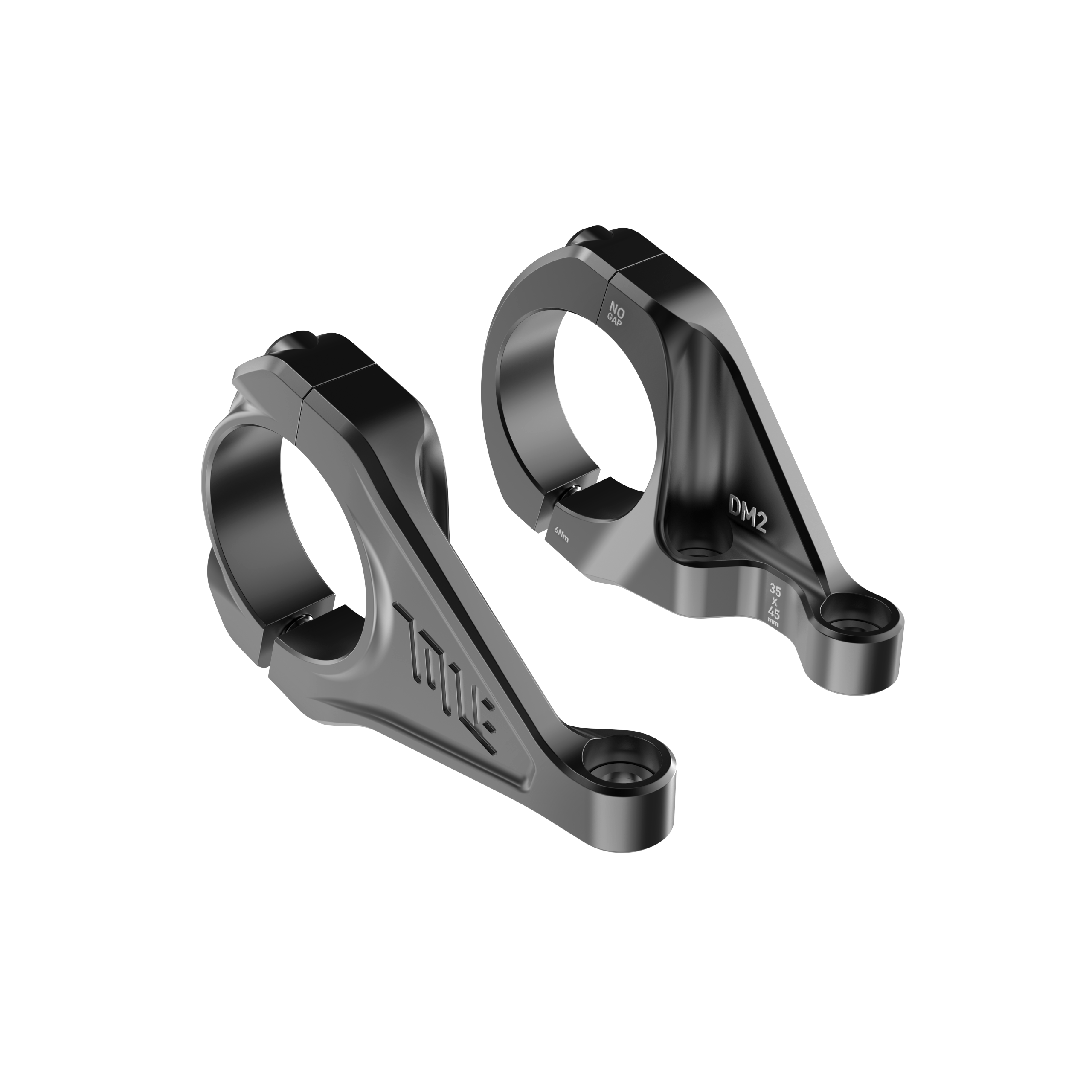 Tee Title DM2 Direct Mount Aluminio 7075 35mm Negro