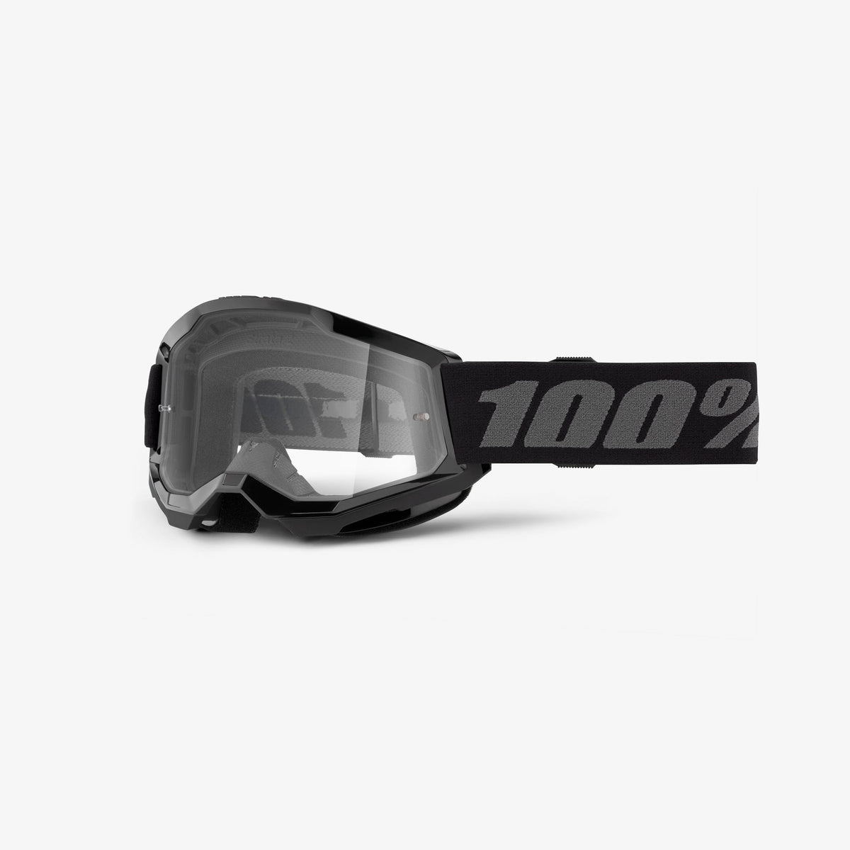 Antiparra 100% Strata 2 Junior Black Mirror Silver