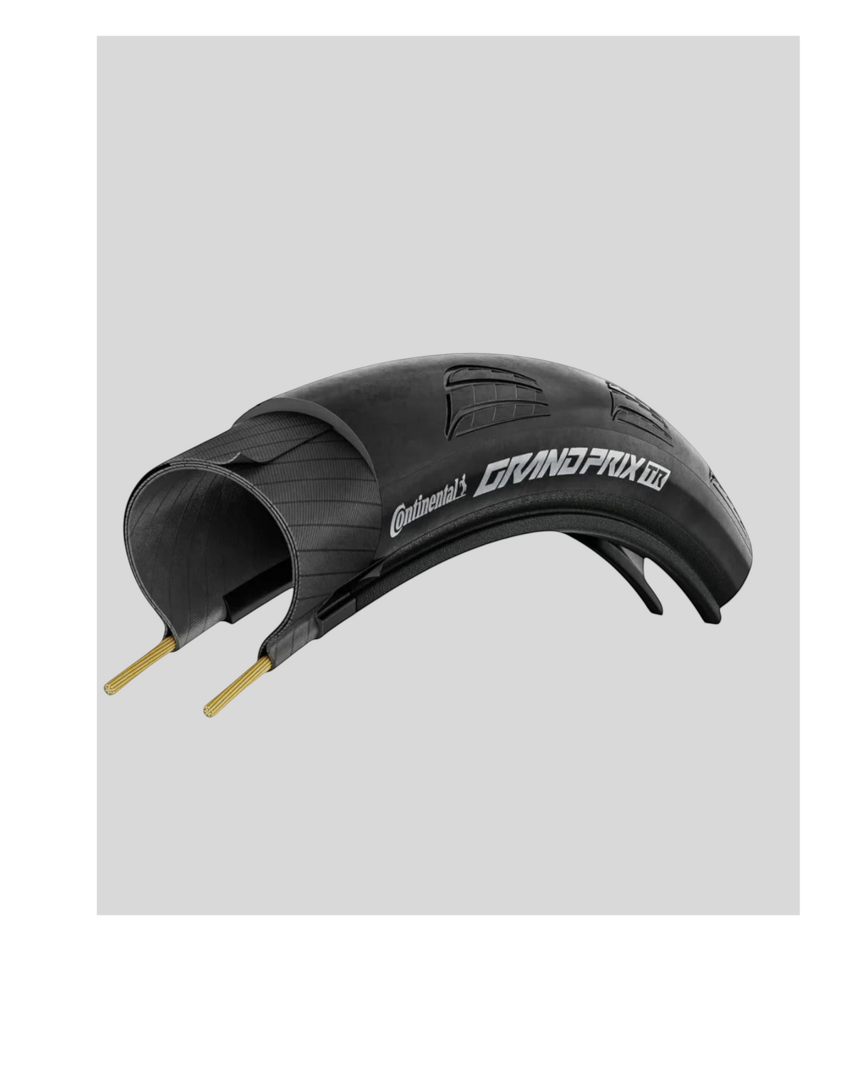 Neumático de ruta MZ Bikes Continental Grand Prix TR 700x28C negro plegable con tecnología Tubeless Ready