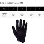 Guantes Bicicleta Fox Ranger Swarmer Azul Marino