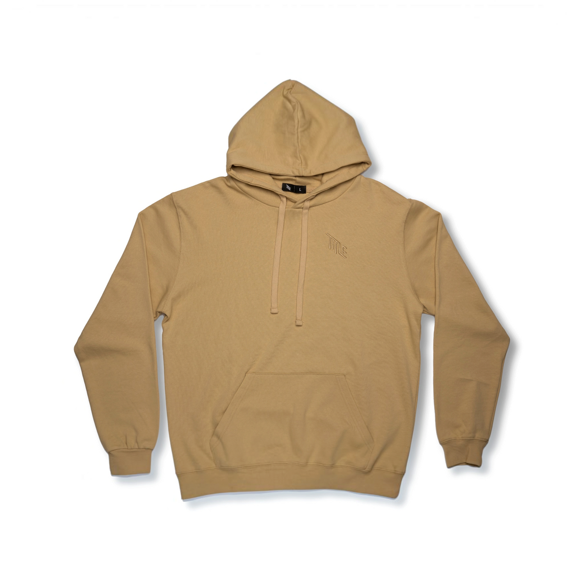 Poleron Hoodie Title Faded Yellow