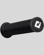 Puños MZ Bikes ODI Longneck Lock-On para eBike en color negro con diseño acanalado y sistema de bloqueo