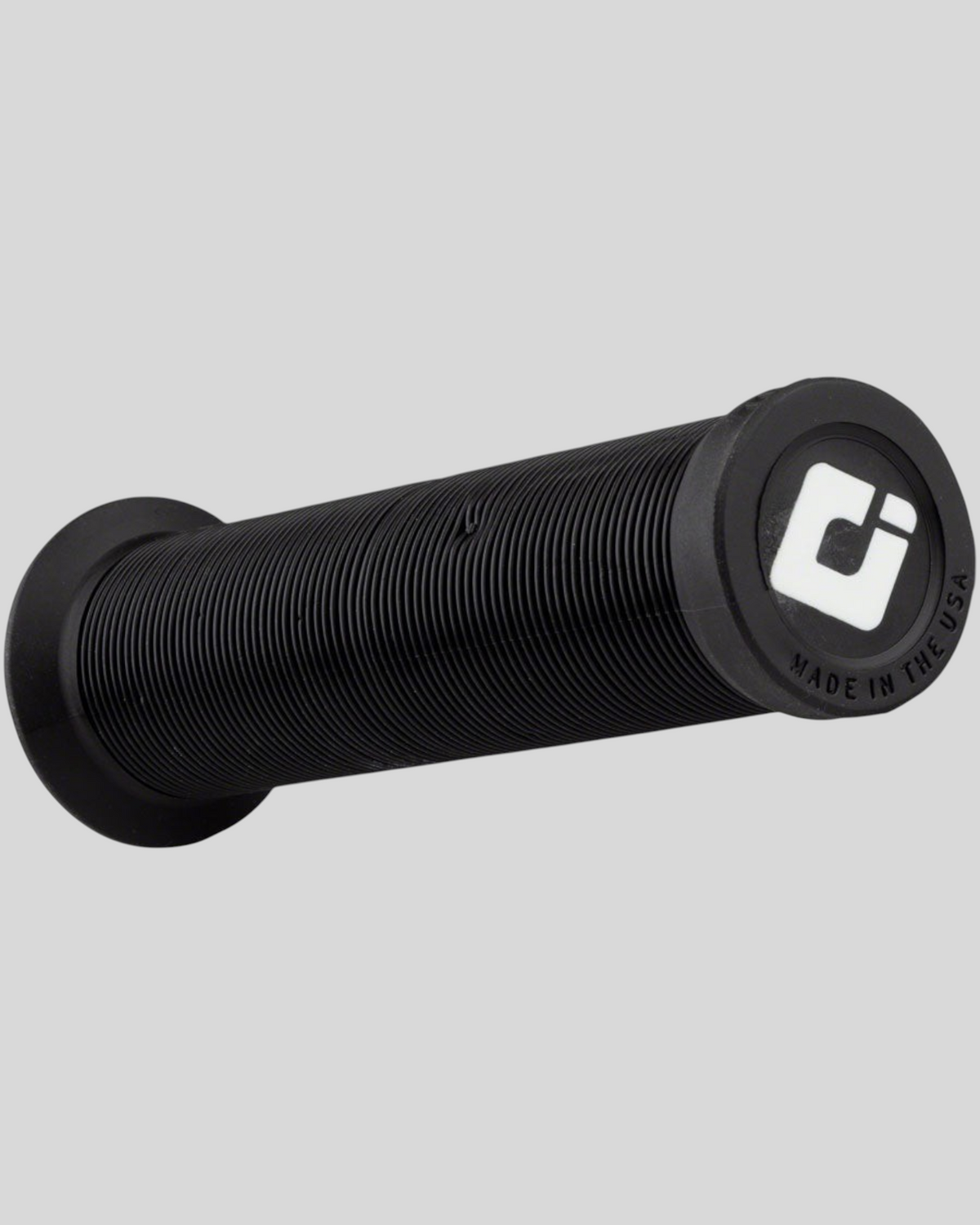 Puños MZ Bikes ODI Longneck Lock-On para eBike en color negro con diseño acanalado y sistema de bloqueo