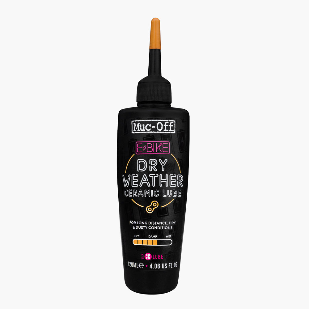 Lubricante Muc-Off eBike Dry Chain Lube (Seco) 120ml – Lubricante de Cadena para Bicicleta Eléctrica