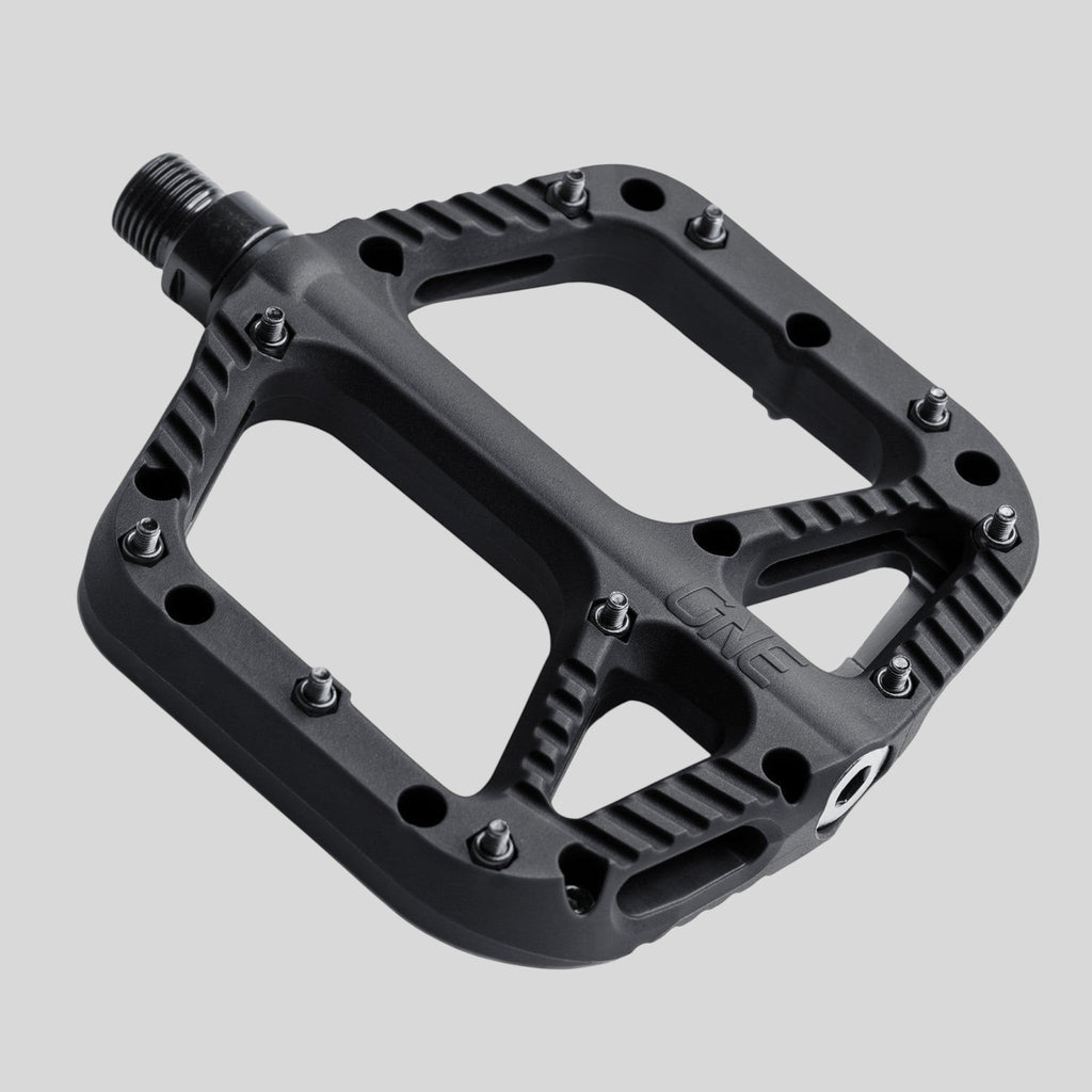 OneUp Components Comp Pedal – Pedal de Plataforma MTB Composite Negro