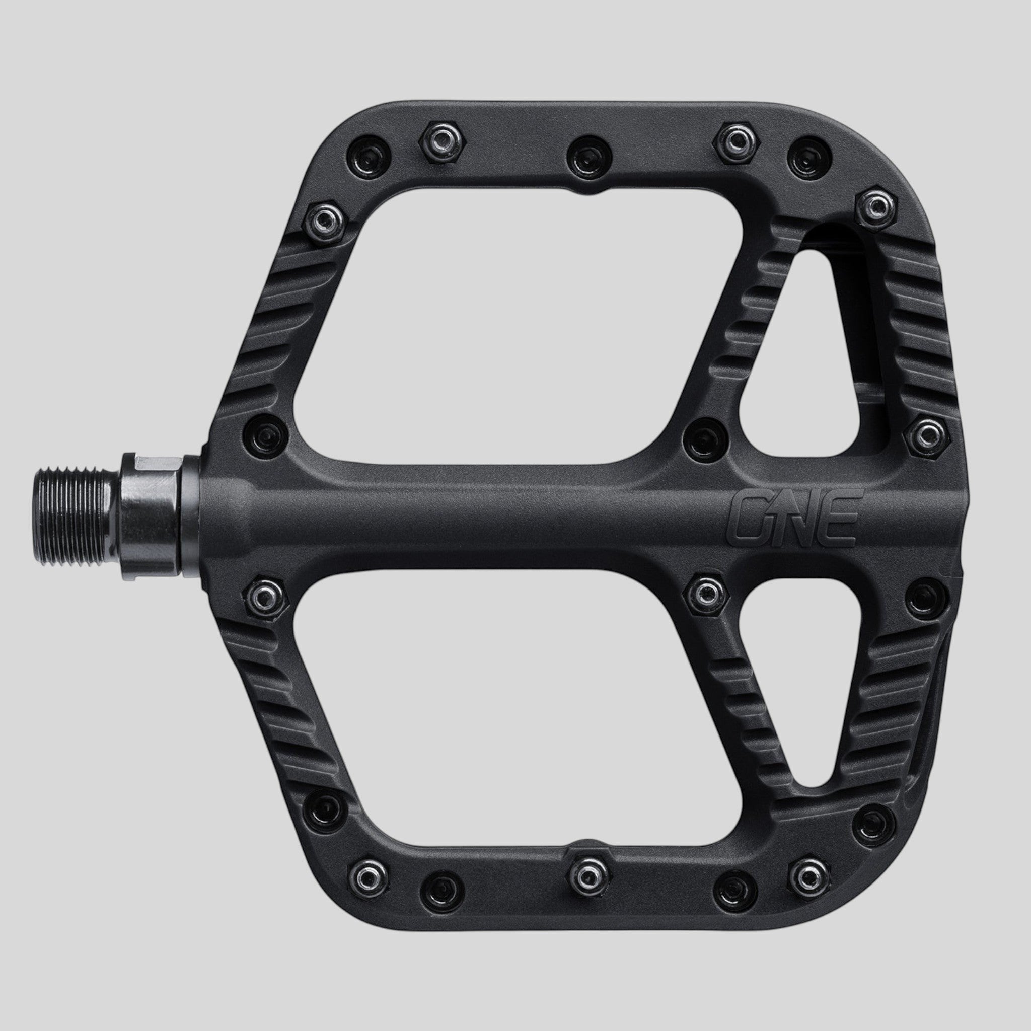 OneUp Components Comp Pedal – Pedal de Plataforma MTB Composite Negro