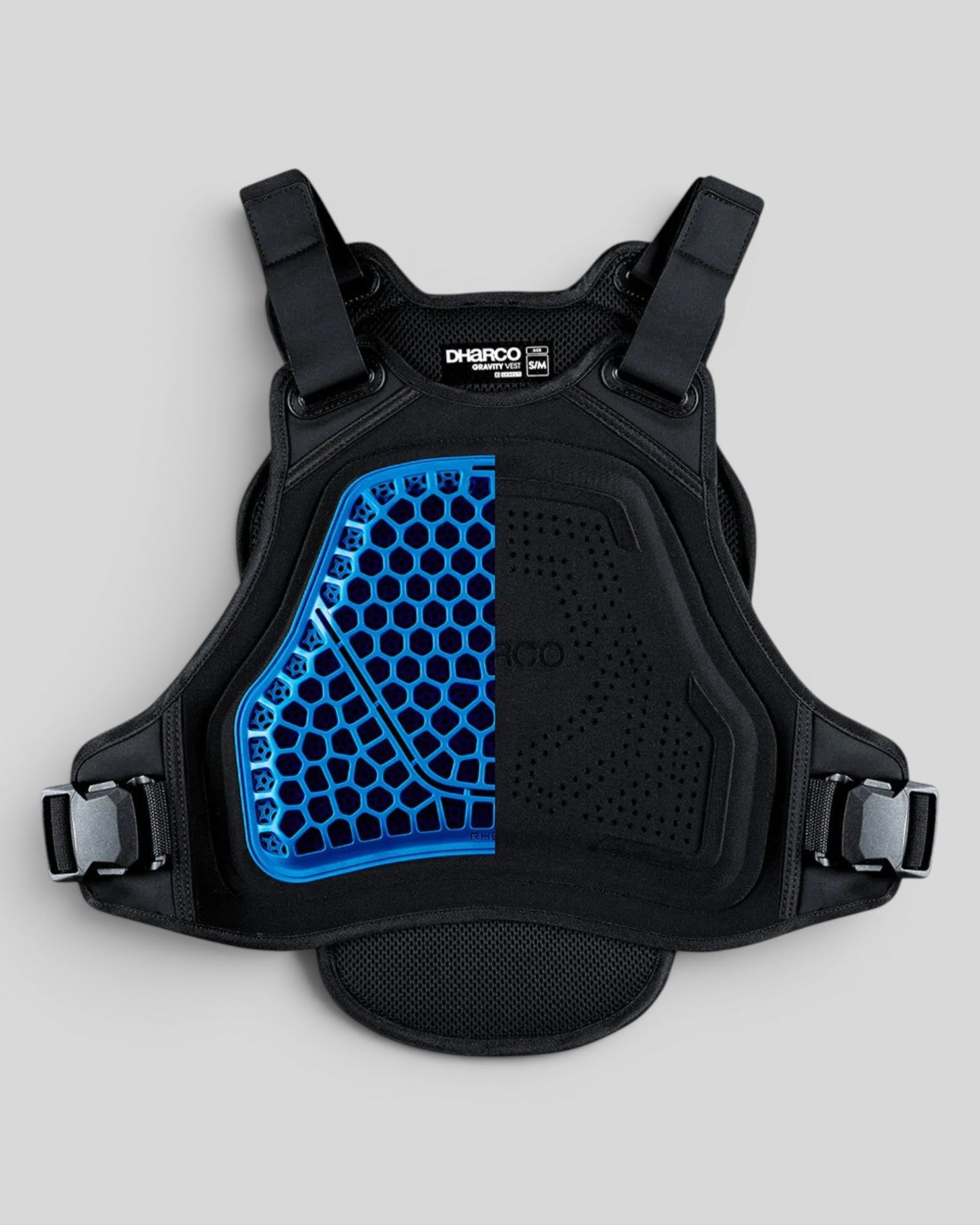 DHaRCO Gravity Vest – Chaleco protector MTB con RHEON™ para pecho y espalda