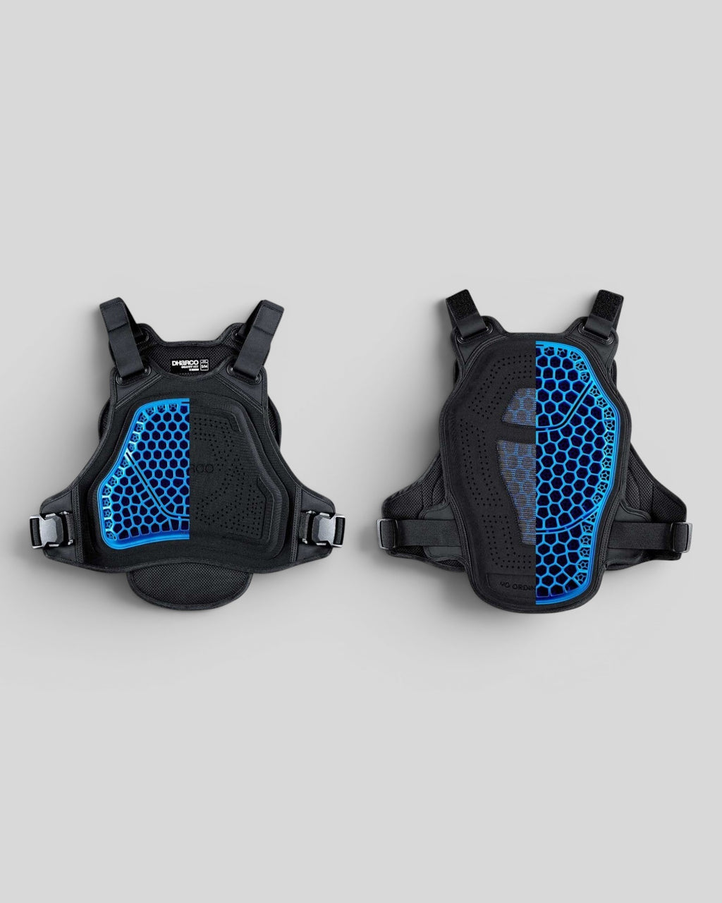DHaRCO Gravity Vest – Chaleco protector MTB con RHEON™ para pecho y espalda