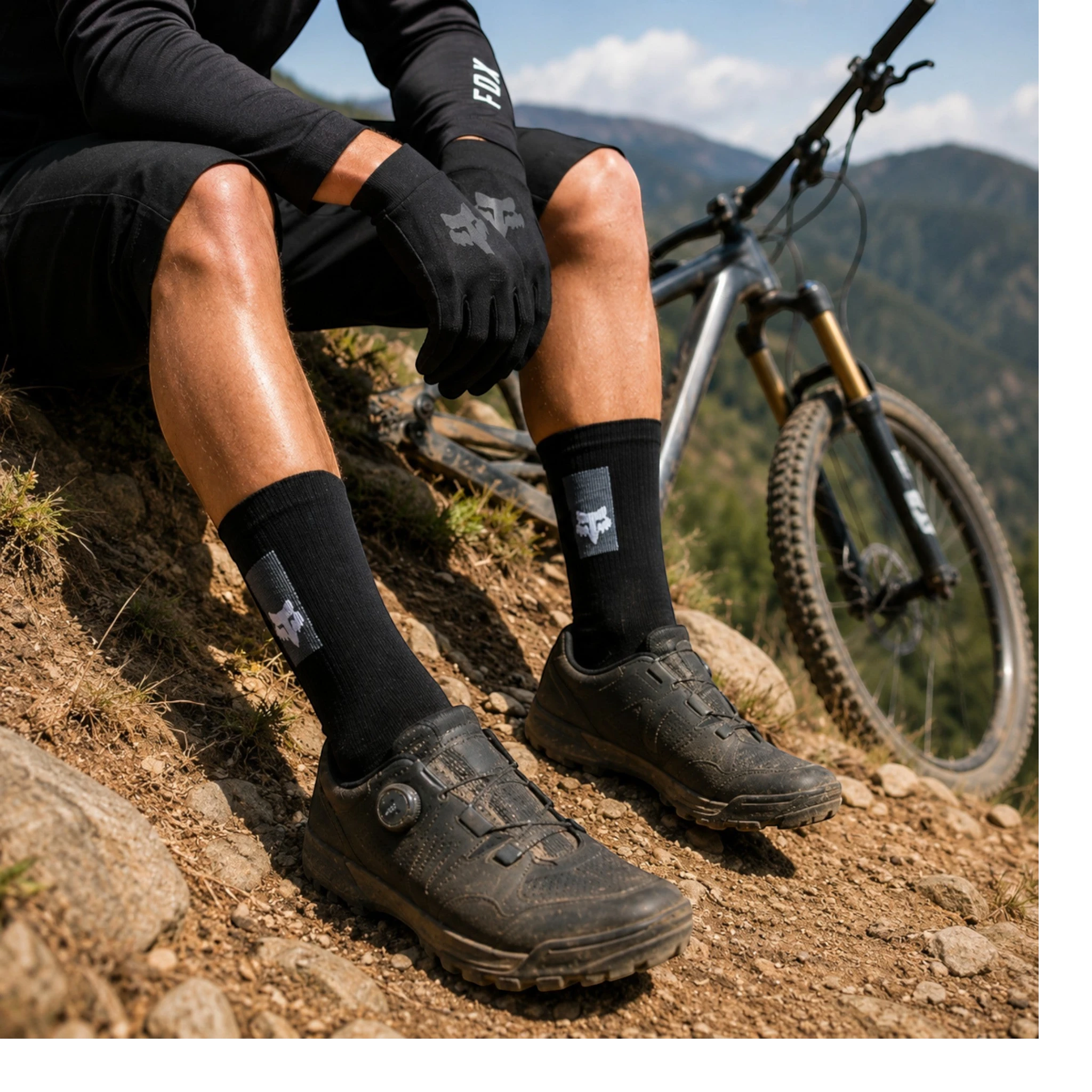 Pack Fox Rider Ready | Guantes Fox Ranger + Calcetines Fox Defend
