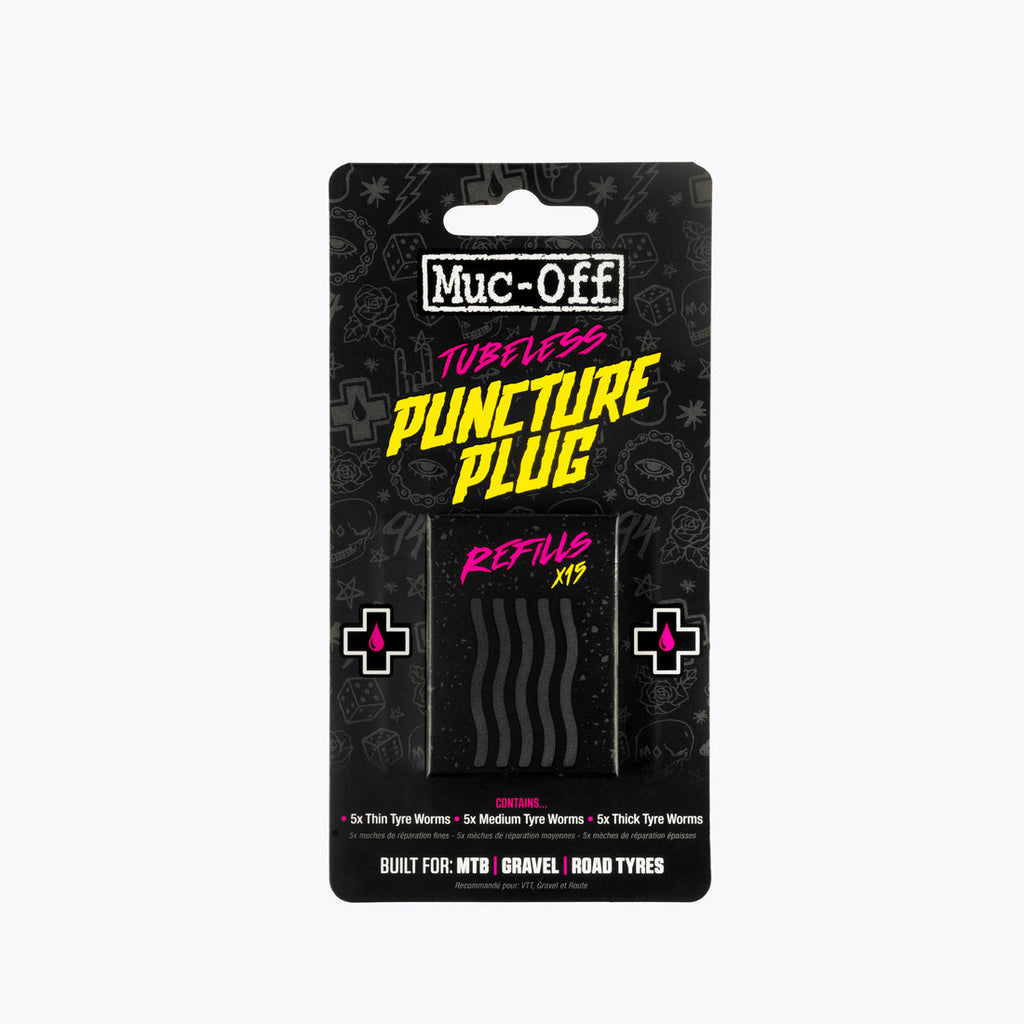 Repuesto Tripas Muc-Off Puncture Plugs Refill Pack – Kit Reparación Tubeless