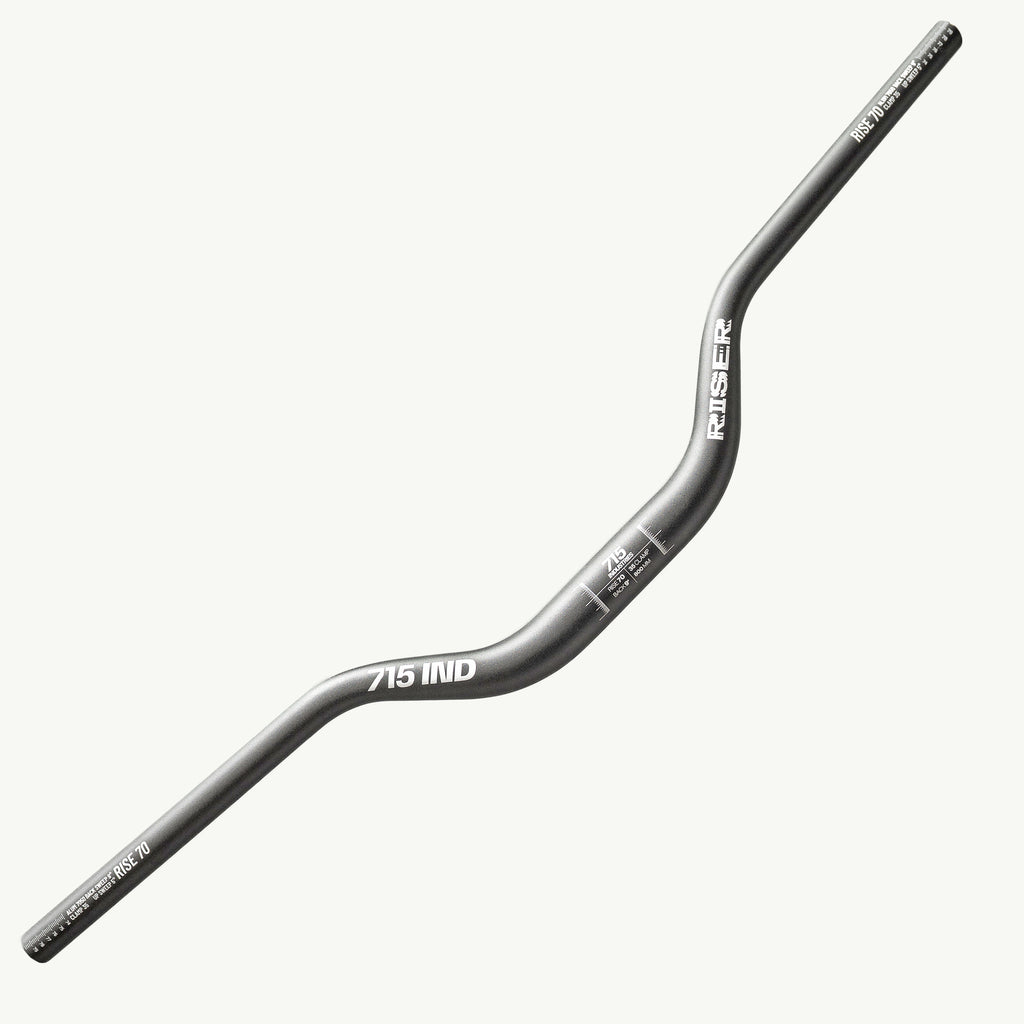 Manubrio 715 Industries Riser 35mm Clamp – Platino | Aluminio 6061 Enduro & DH