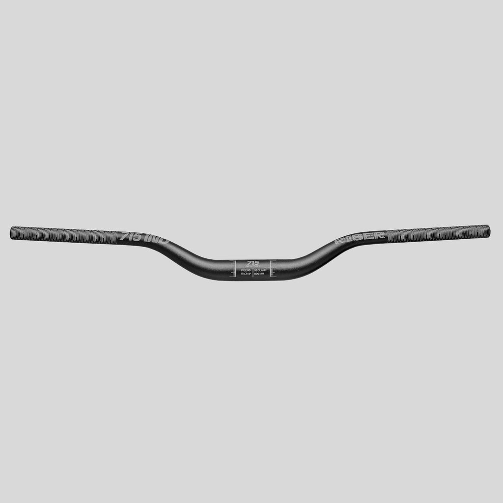 Manubrio 715 Industries Riser 35mm Clamp – Black/Grey | Aluminio 6061 Enduro & DH