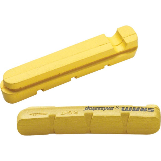 Gomas de Freno SRAM Patín Llanta Carbono | Amarillo