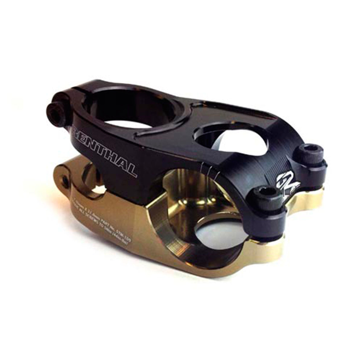 Tee Renthal Duo 31.8mm 40mm 10° | Negro