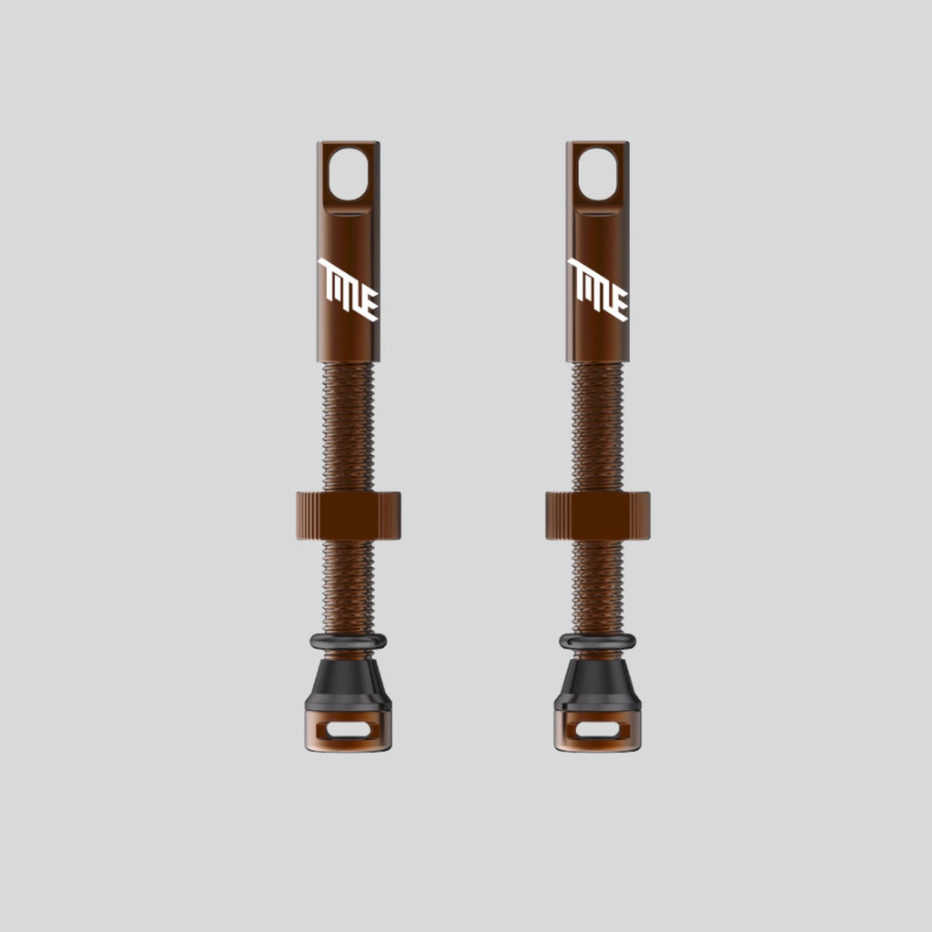 Title MTB Válvula Tubeless Presta Doble Ducto 44mm – Bronce