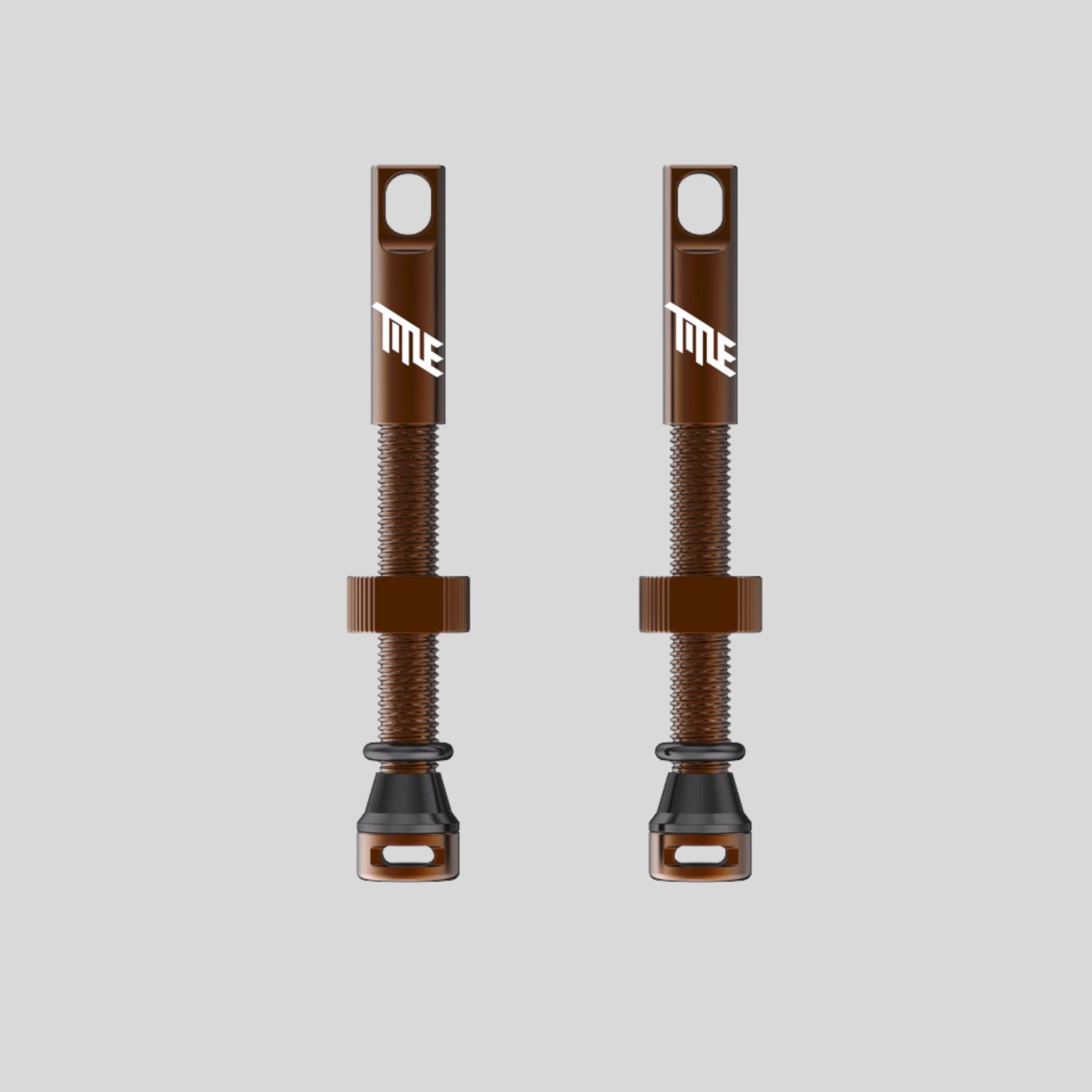 Title MTB Válvula Tubeless Presta Doble Ducto 44mm – Bronce