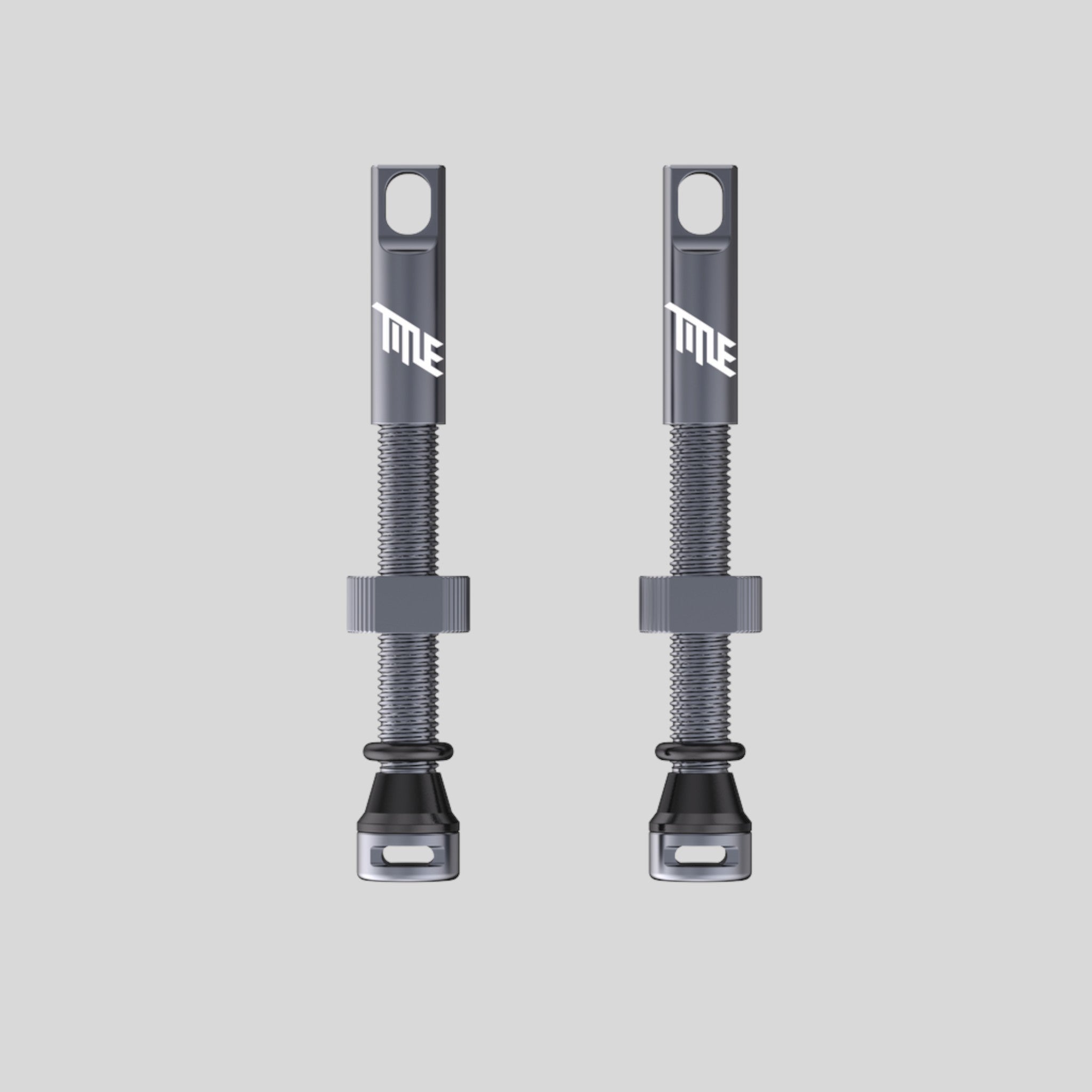 Title MTB Válvula Tubeless Presta Doble Ducto 44mm – Gris