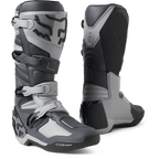 Botas FOX Comp Blanco/Azul - detalle hebillas