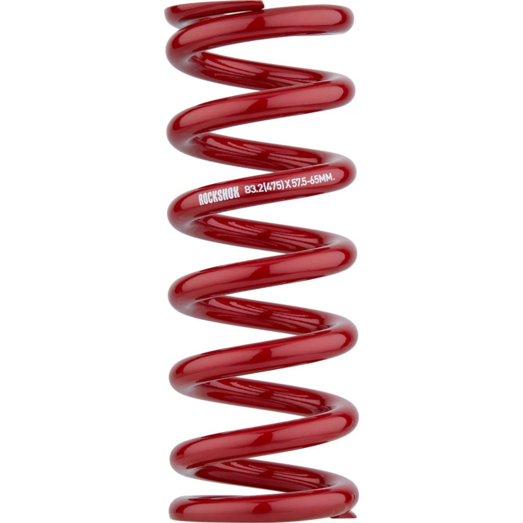 Rock Shox Resorte Acero Metric 151mm | 57.5-65mm | 500 lb/in | Rojo