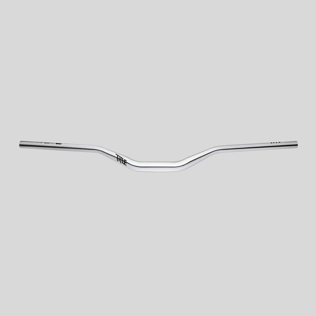 Manubrio Title AH1 31.8mm Clamp 800mm – Chrome | Aluminio 7050 DH & Freeride