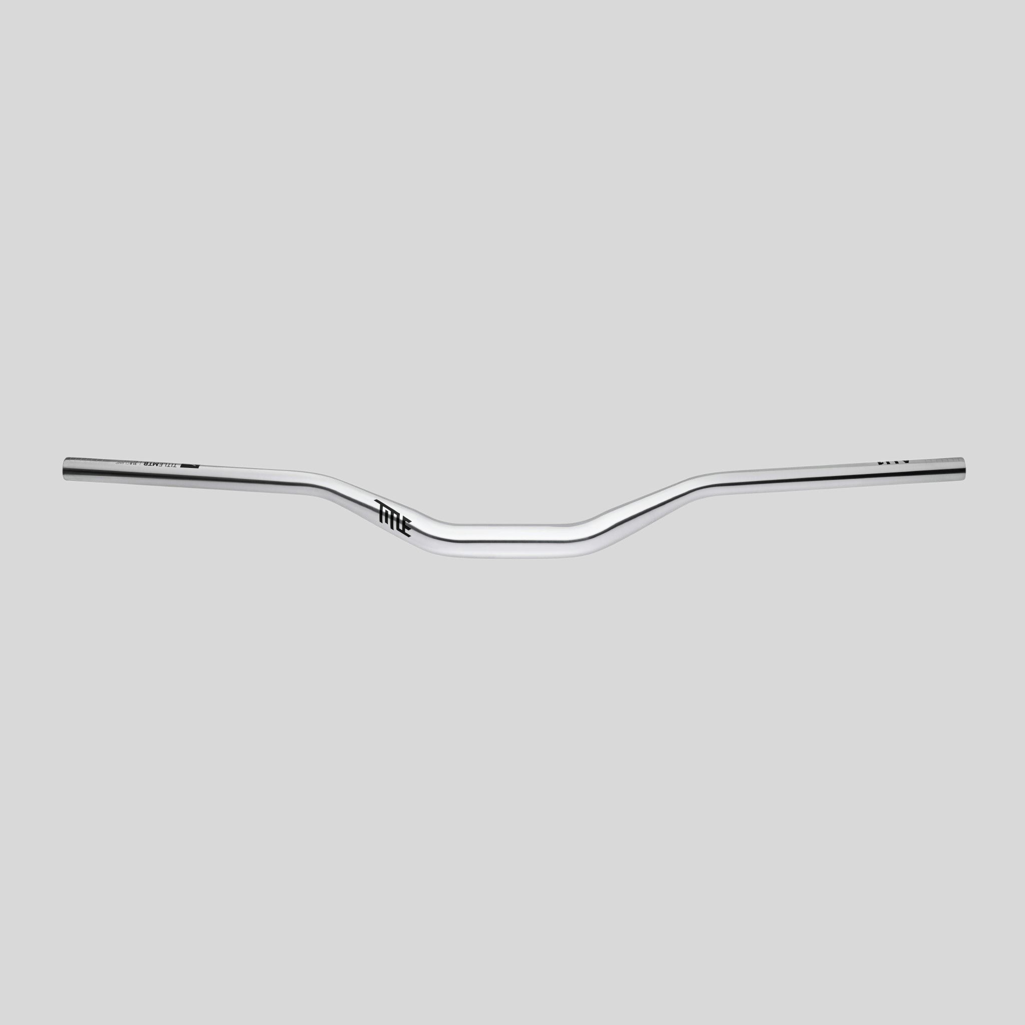 Manubrio Title AH1 31.8mm Clamp 800mm – Chrome | Aluminio 7050 DH & Freeride