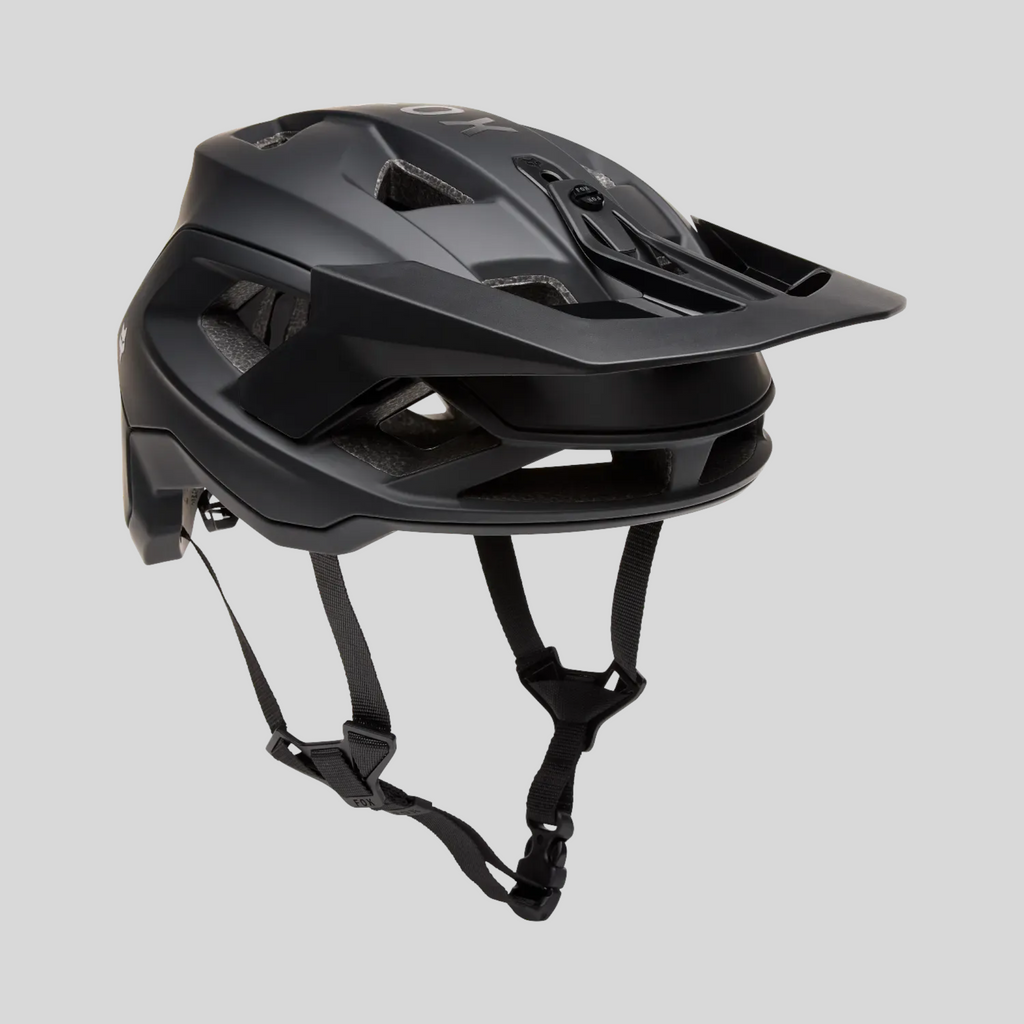 Casco de ciclismo MZ Bikes FOX Speedframe Mips negro con visera ajustable y sistema de ventilación optimizado