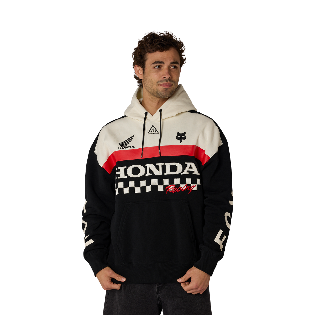 Polerón Fox Racing Honda Blocked Fleece PO | Negro