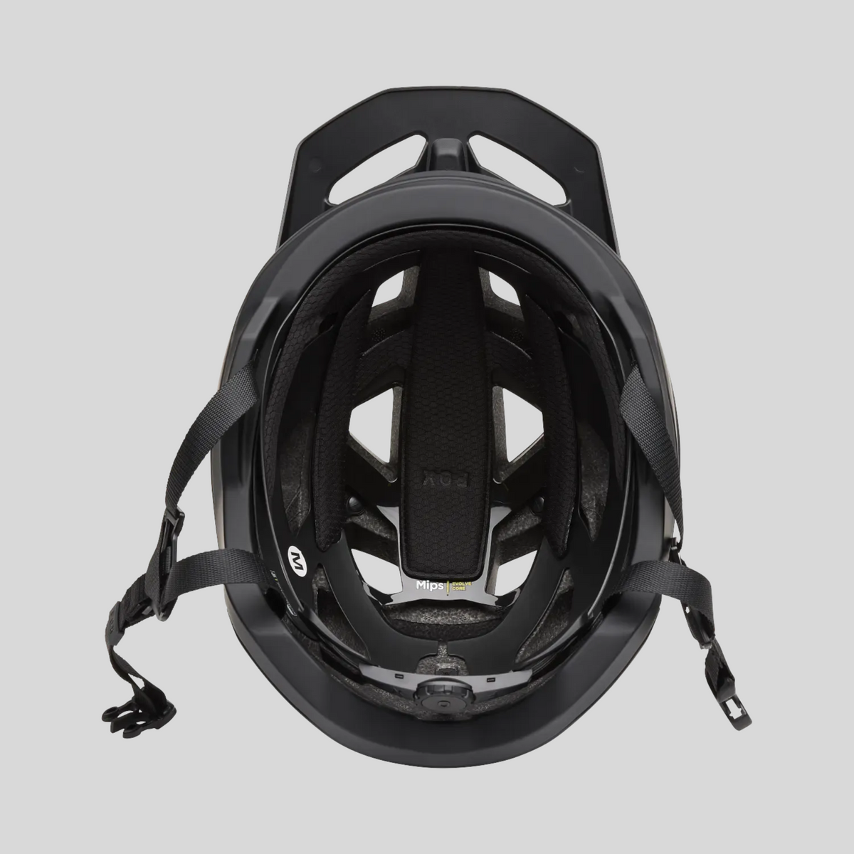 Casco de ciclismo MZ Bikes FOX Speedframe Mips negro con sistema de ajuste 360 y forro interior protector