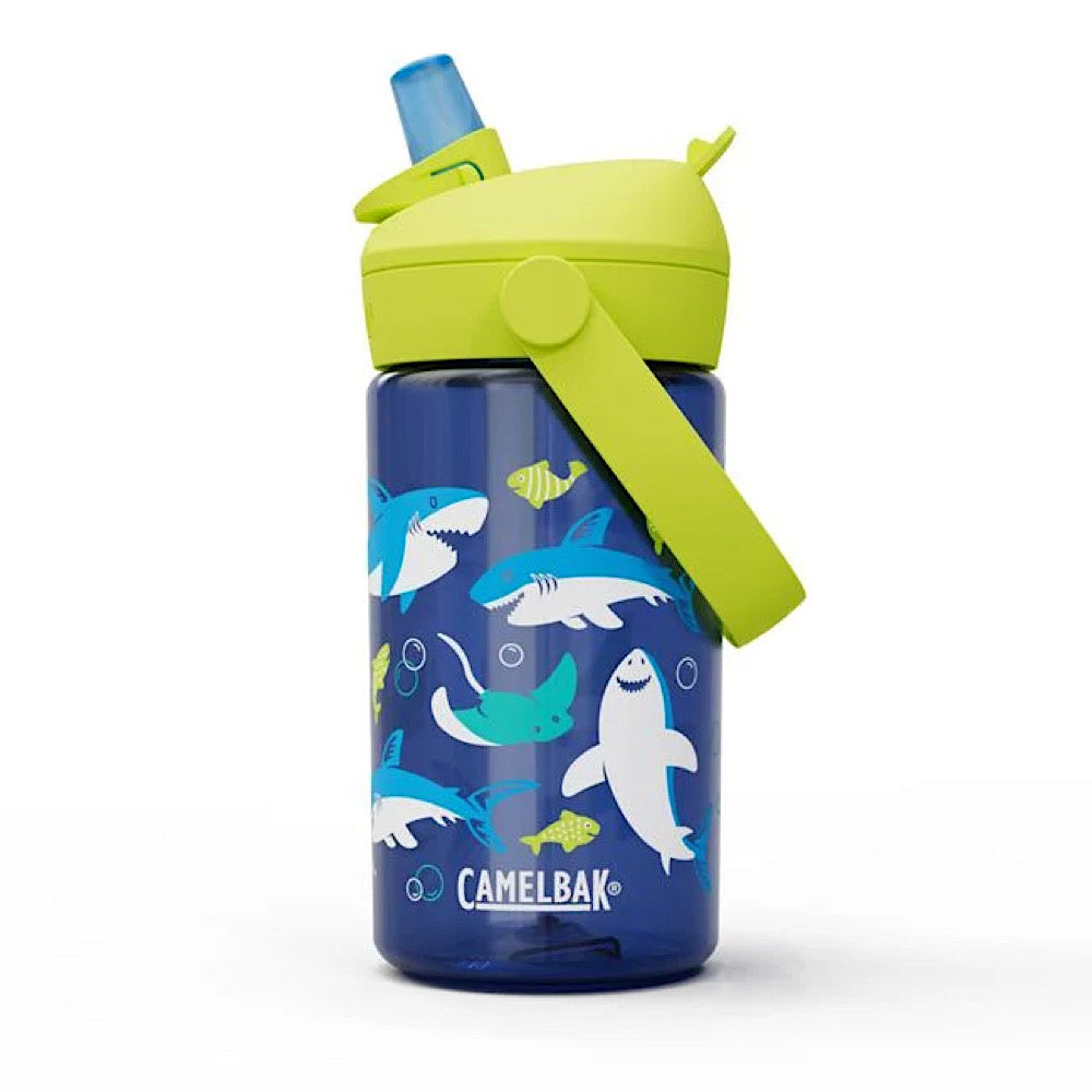 Bidón infantil CamelBak Thrive Flip Straw 14oz estampado Sharks and Rays (tiburones)